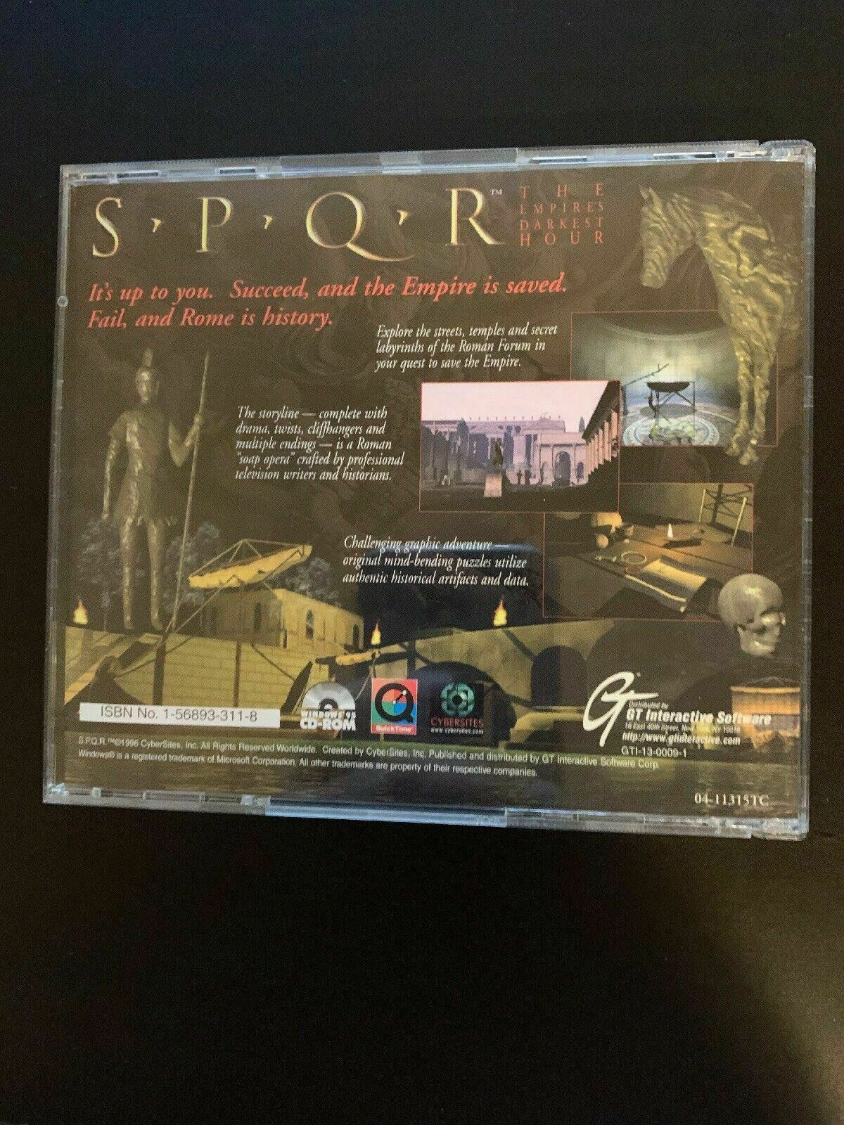 S.P.Q.R The Empire Darkest Hour (1996) PC CDROM