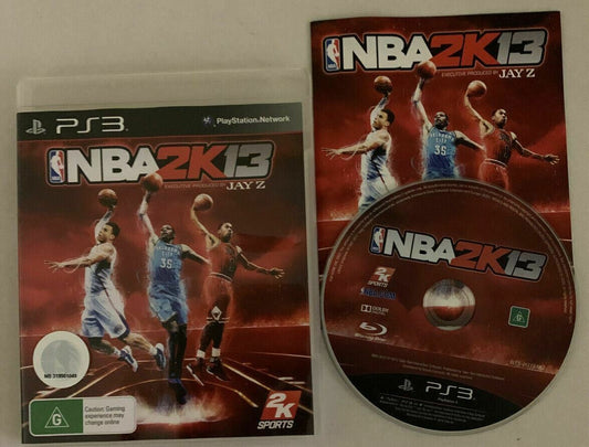 NBA 2K13 - PlayStation 3 PS3 Basketball Game Complete With Manual