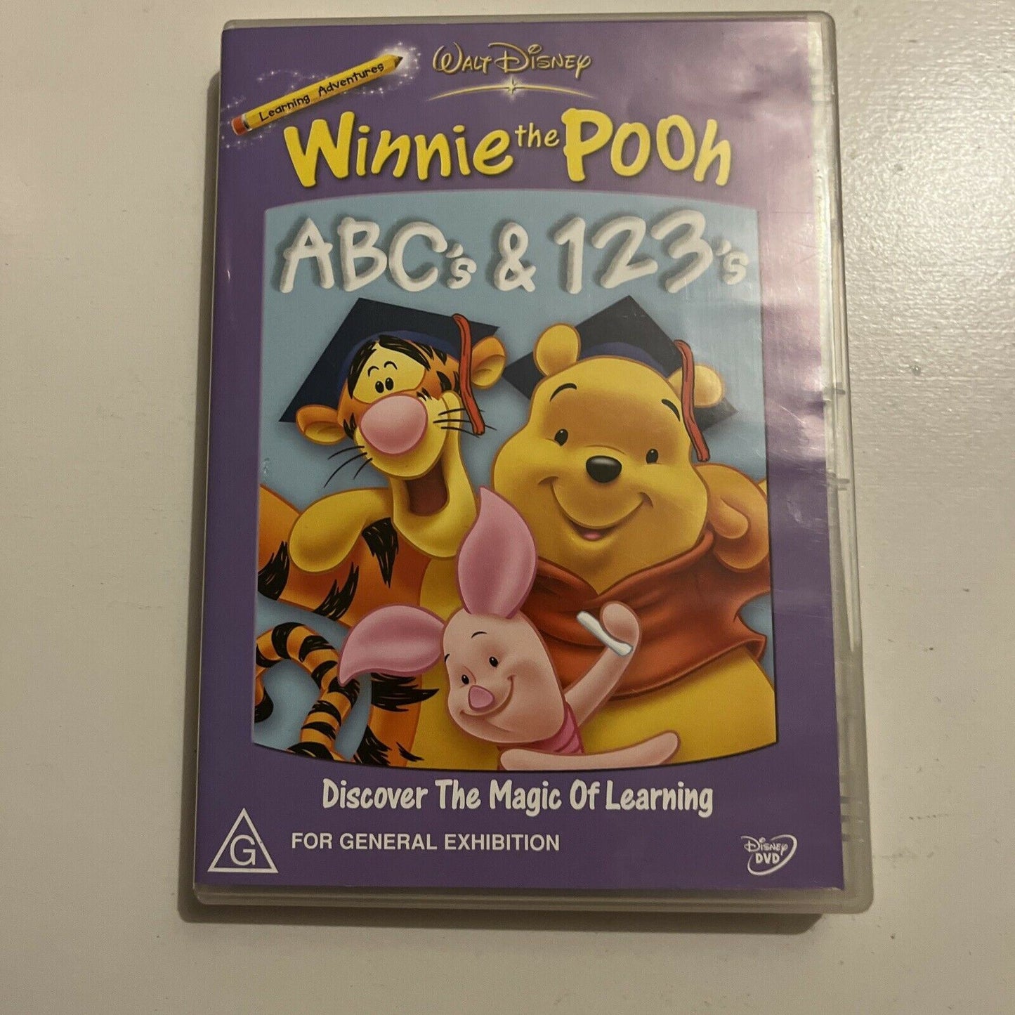 Winnie The Pooh - ABC's & 123's (DVD, 2004) Region 4