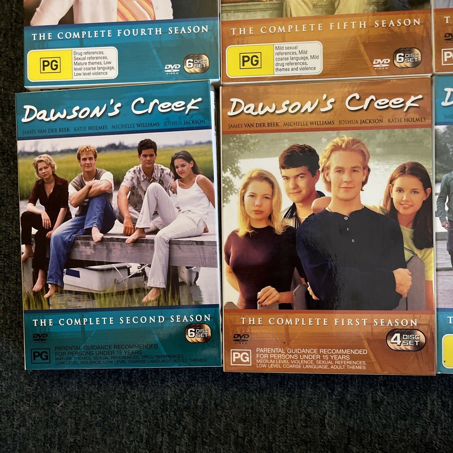 Dawson's Creek : The Complete Series - Season 1-6 (DVD, 2003, 34-Disc) Region 4