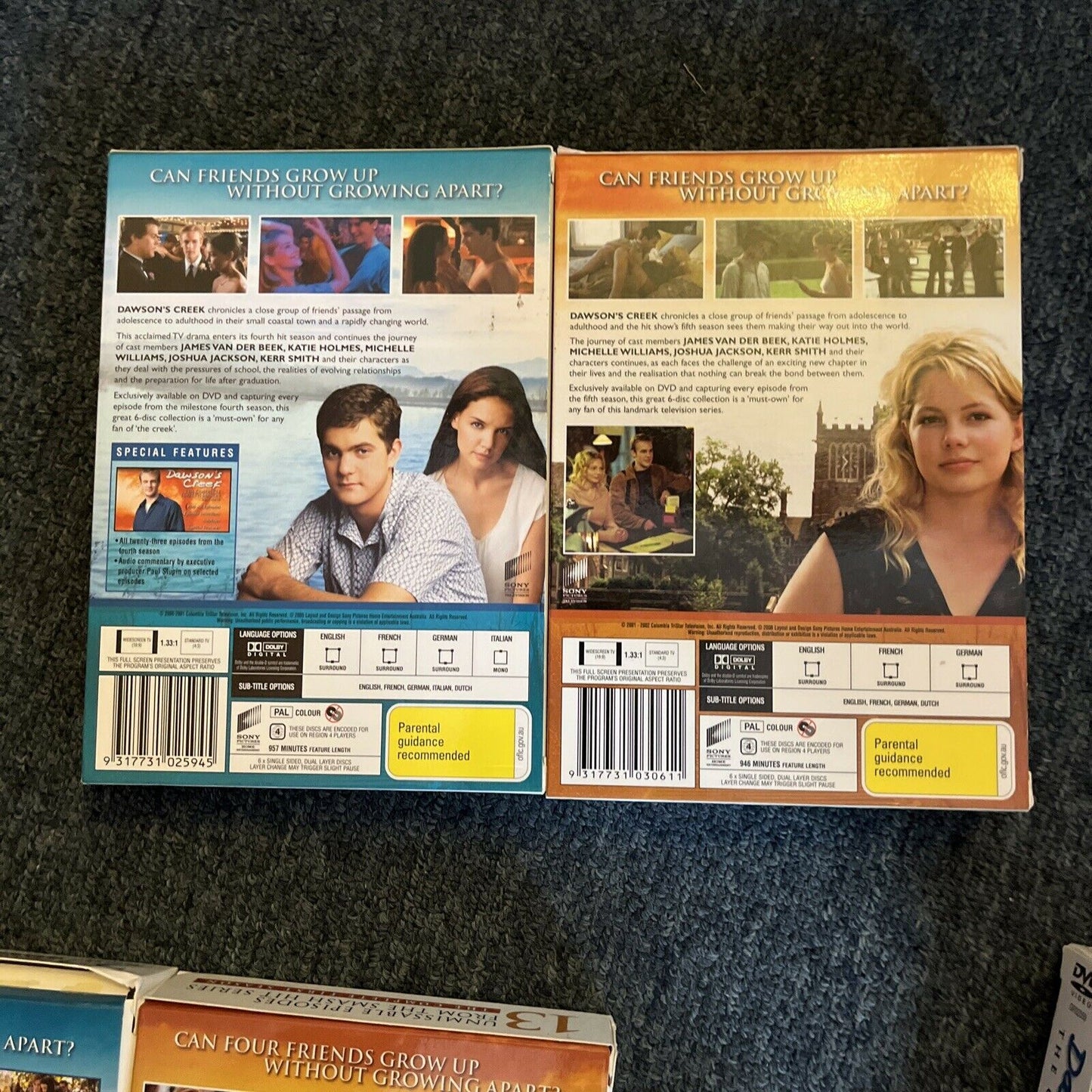 Dawson's Creek : The Complete Series - Season 1-6 (DVD, 2003, 34-Disc) Region 4