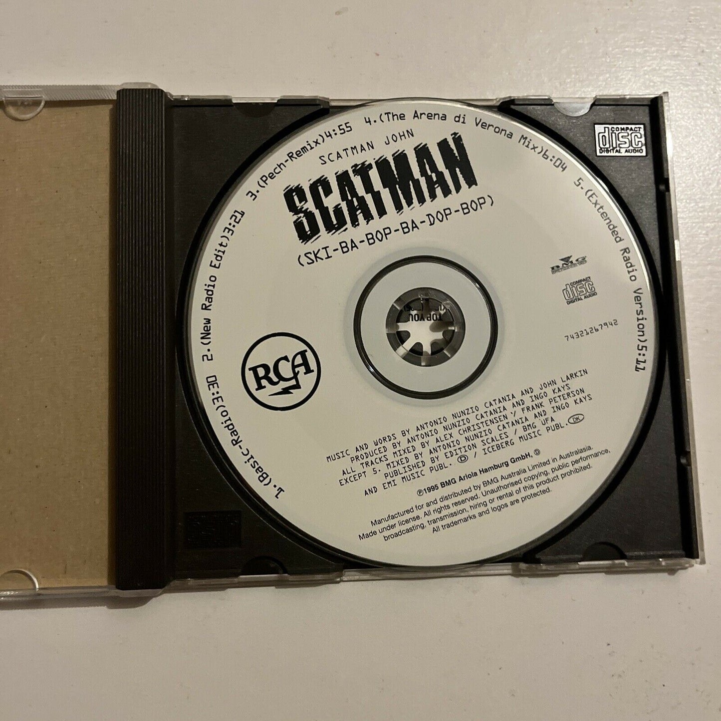 Scatman John -  Scatman (SKI-BA-BOP-BA-DOP-BOP) (CD, 1995)