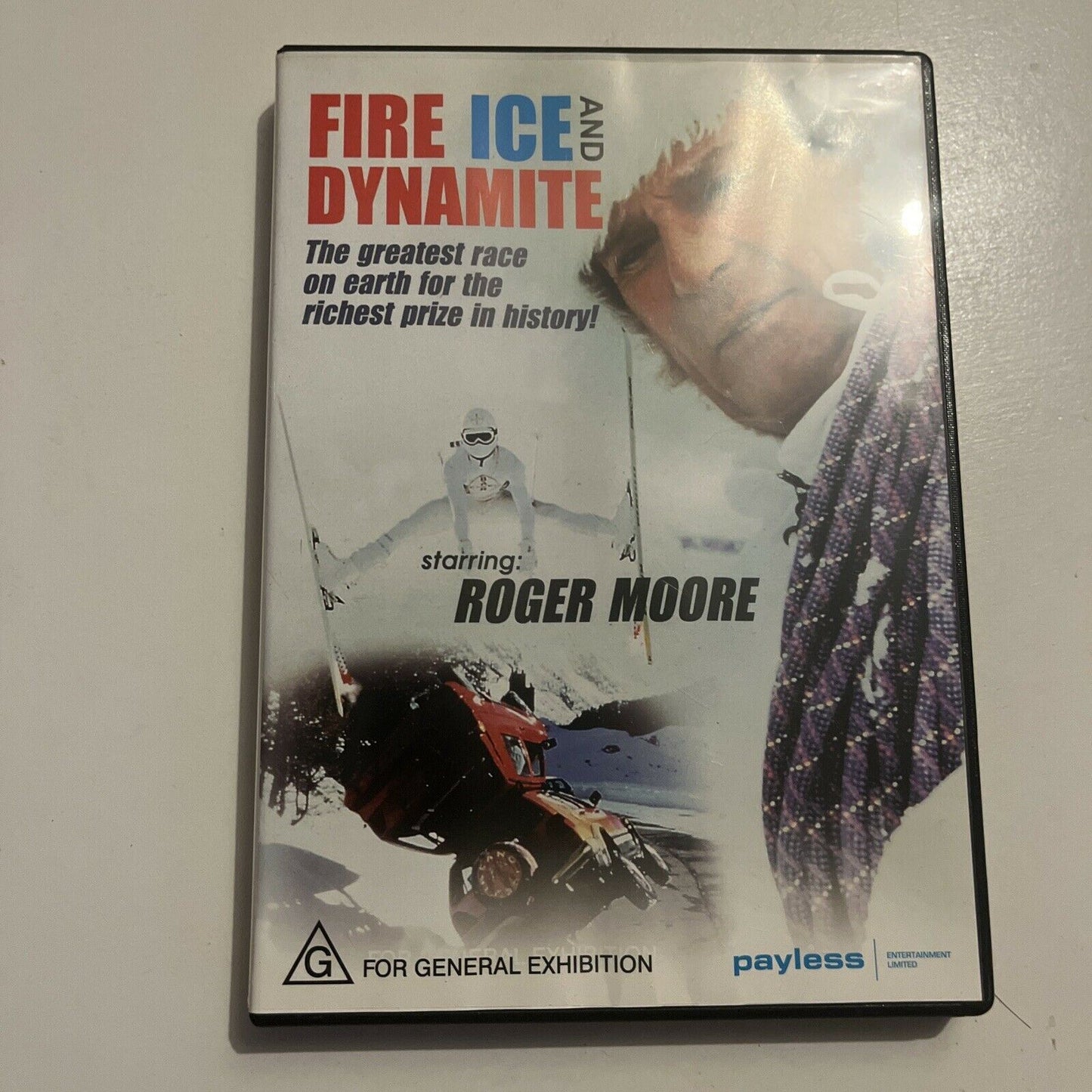 Fire Ice And Dynamite (DVD, 1990) Roger Moore. All Regions