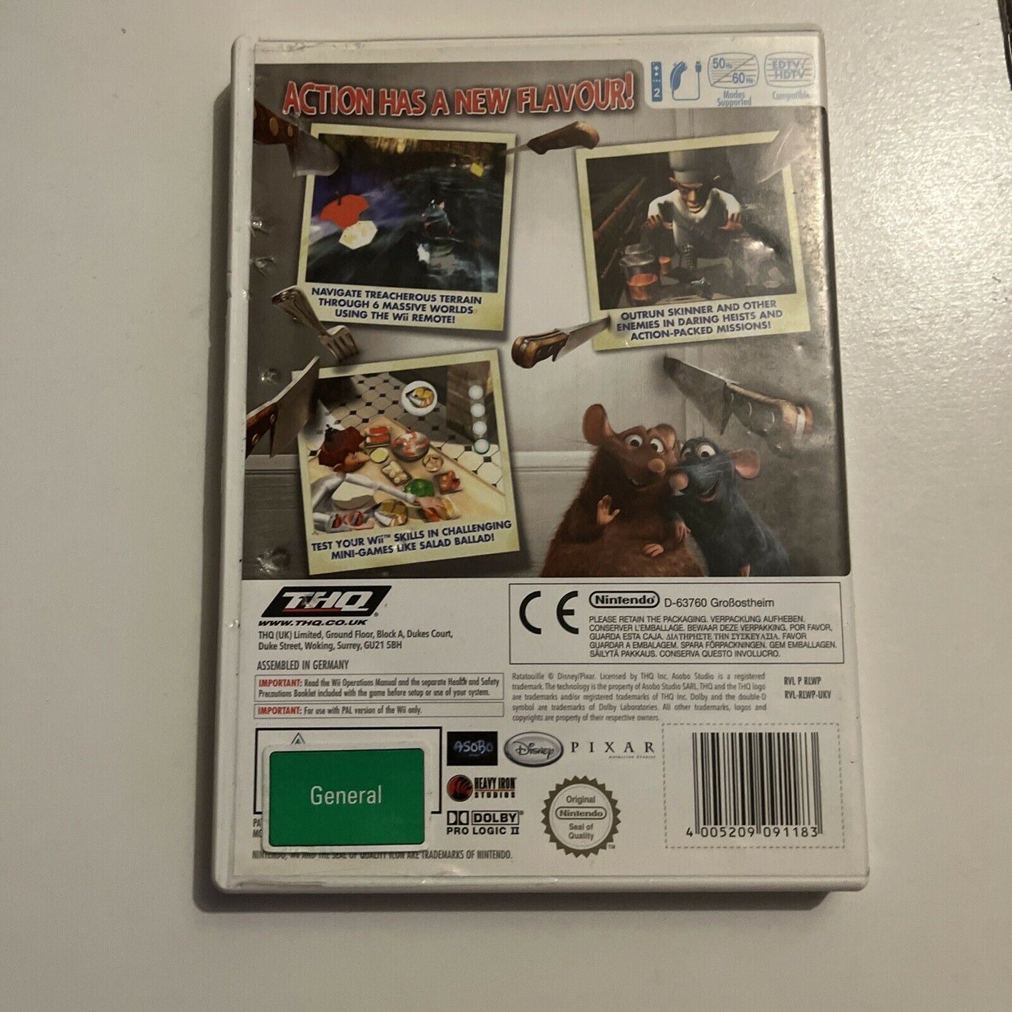 Ratatouille - Nintendo Wii With Manual PAL