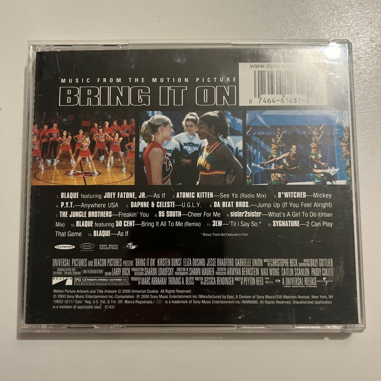 Bring It On - Original Movie Soundtrack (CD, 2000)