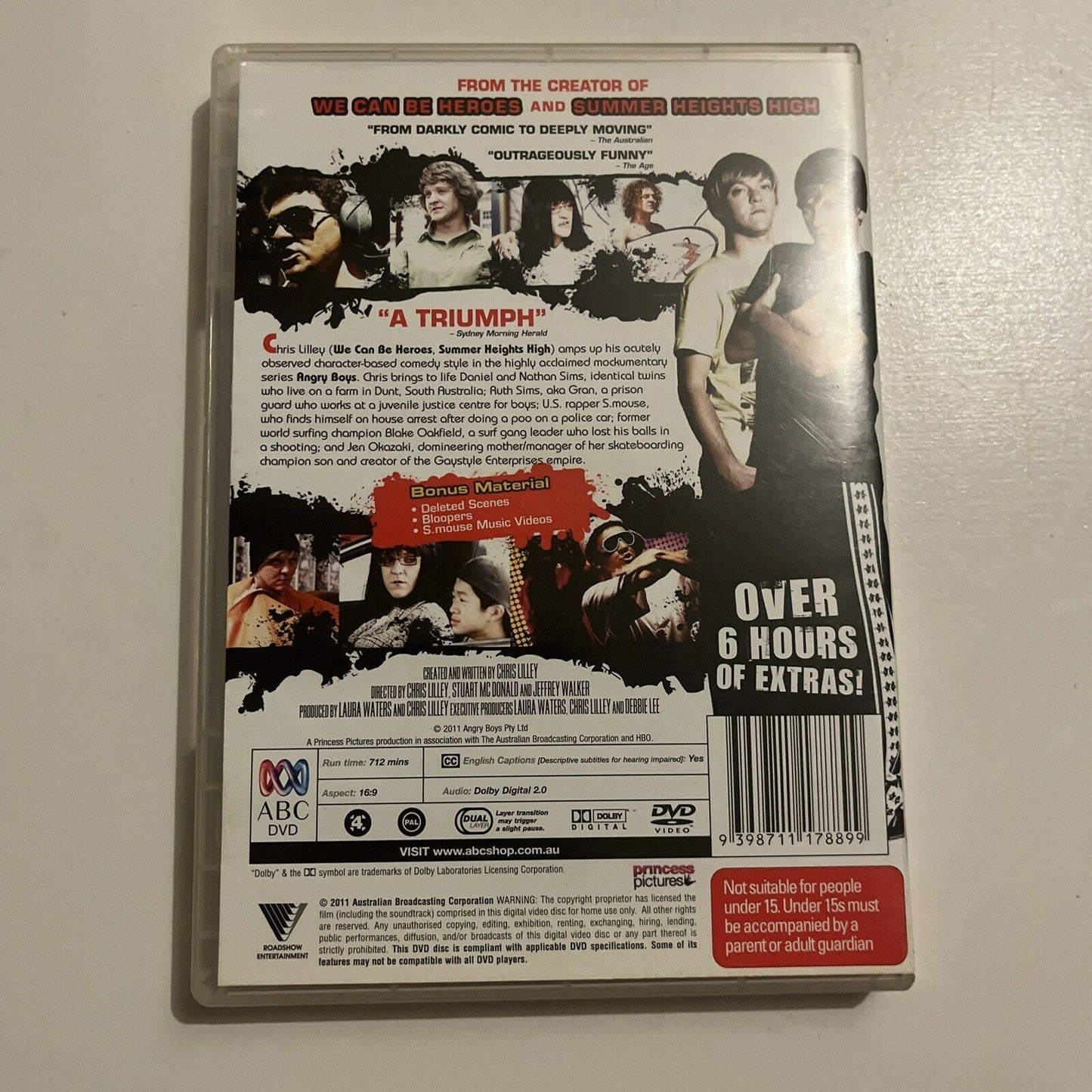 Angry Boys (DVD, 2011, 3-Disc) Region 4