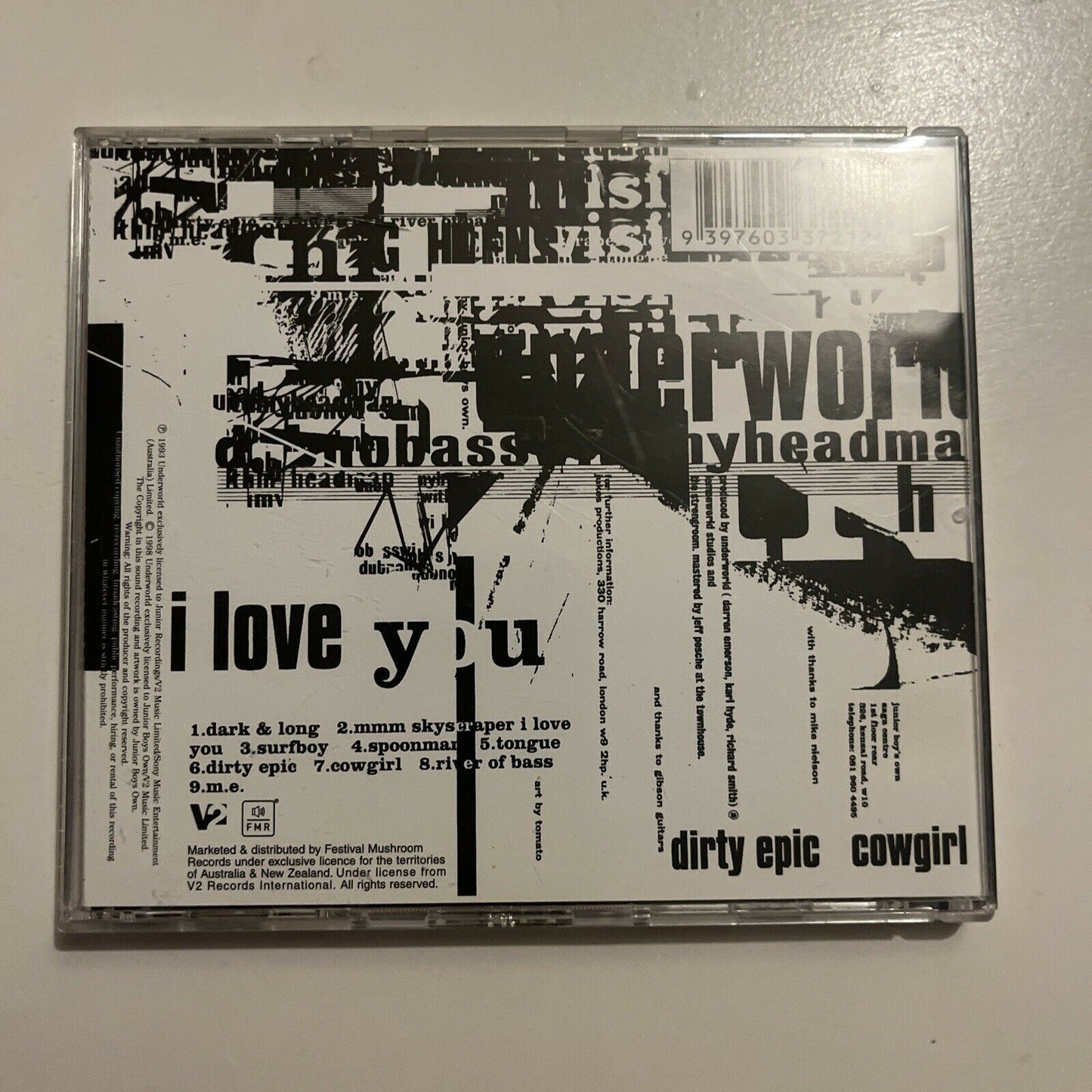 Underworld - Dubnobasswithmyheadman (CD, 1993)