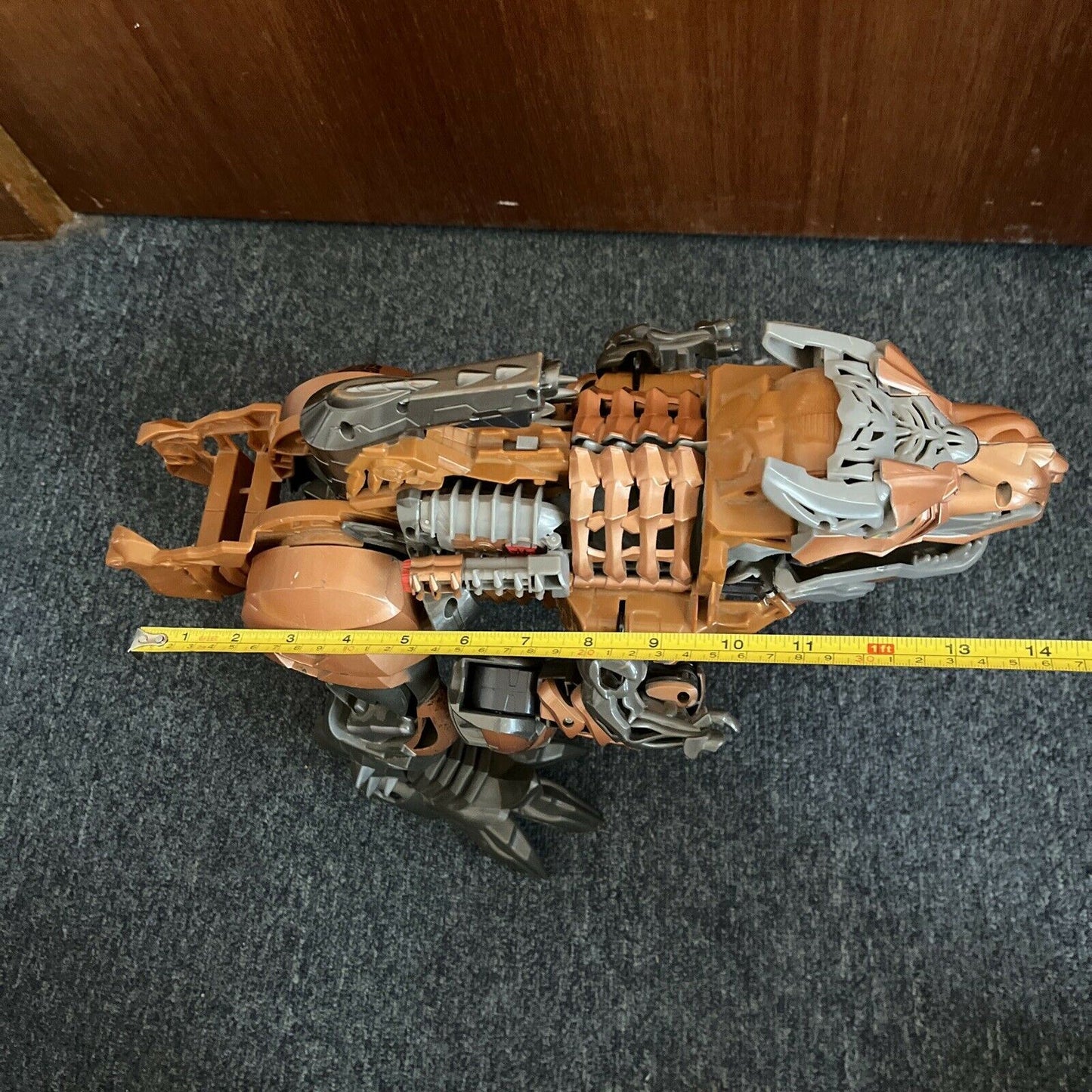 2011 Transformers Age of Extinction Stomp & Chomp 20" Grimlock *Tail Missing*