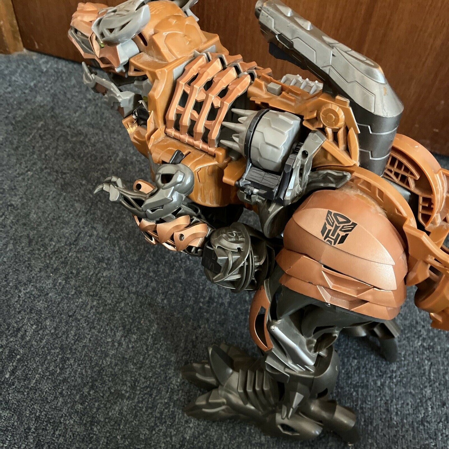 2011 Transformers Age of Extinction Stomp & Chomp 20" Grimlock *Tail Missing*