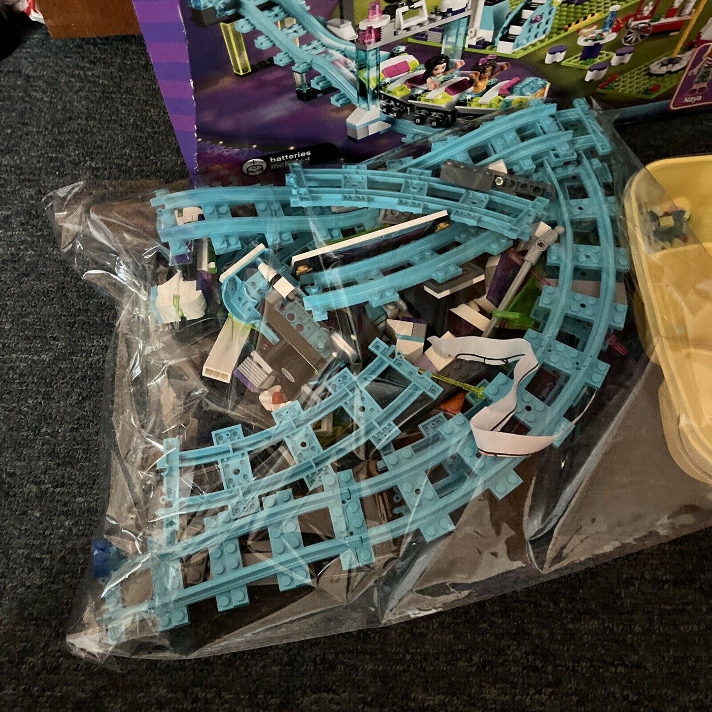 Lego 41130 Friends Amusement Park Roller Coaster *Incomplete Parts Missing*
