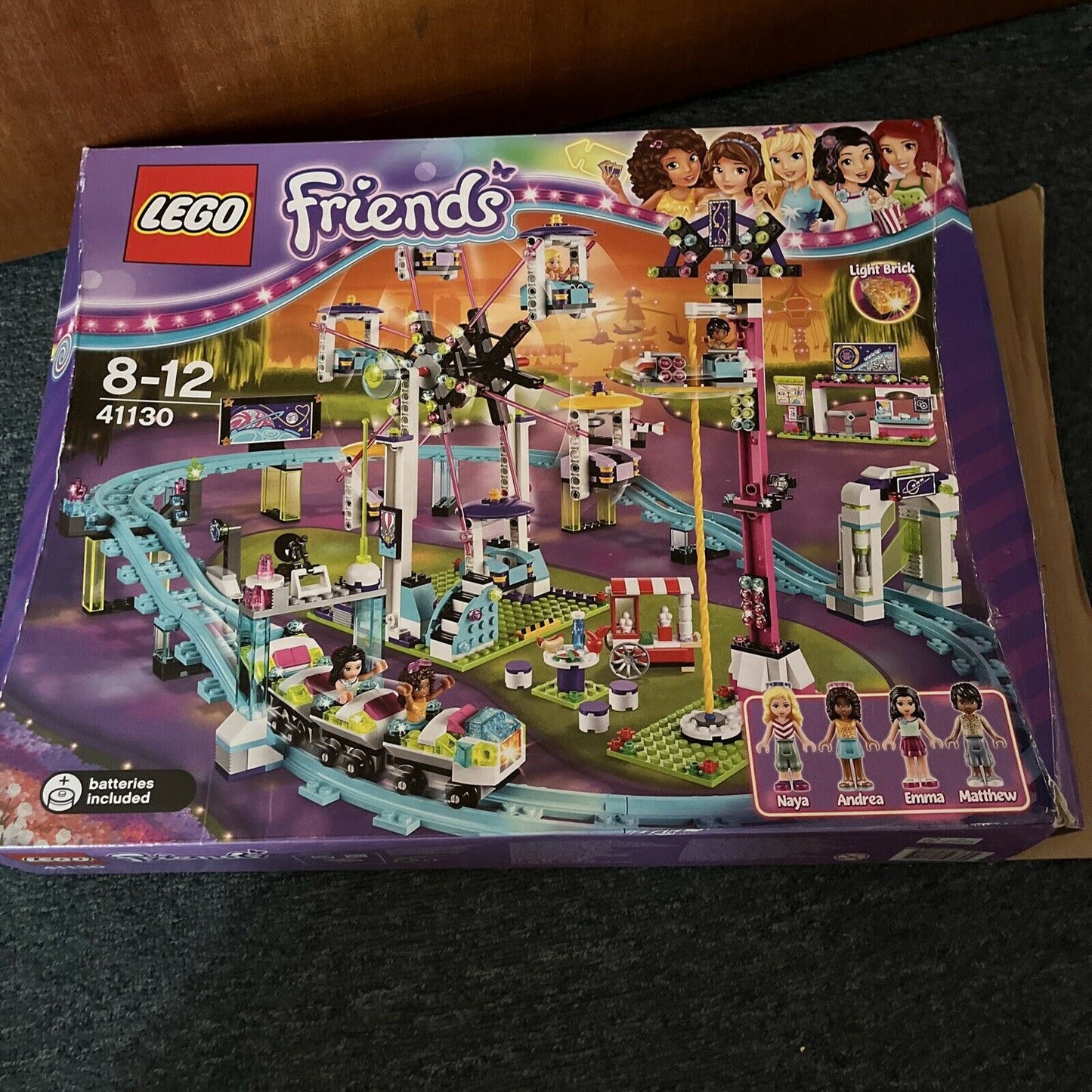 Lego 41130 Friends Amusement Park Roller Coaster *Incomplete Parts Missing*