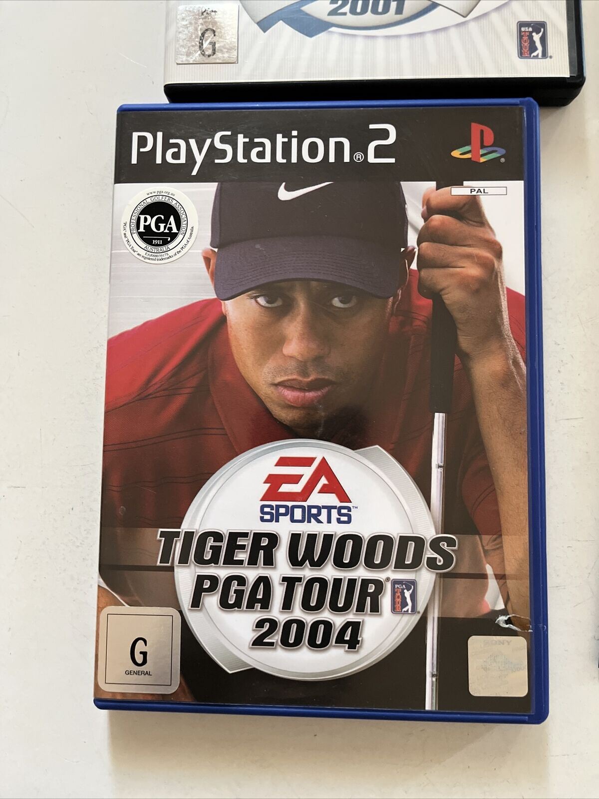 Tiger Woods PGA Tour 2004 & USA Tour 2001 - Playstation 2 (PS2) PAL Manual