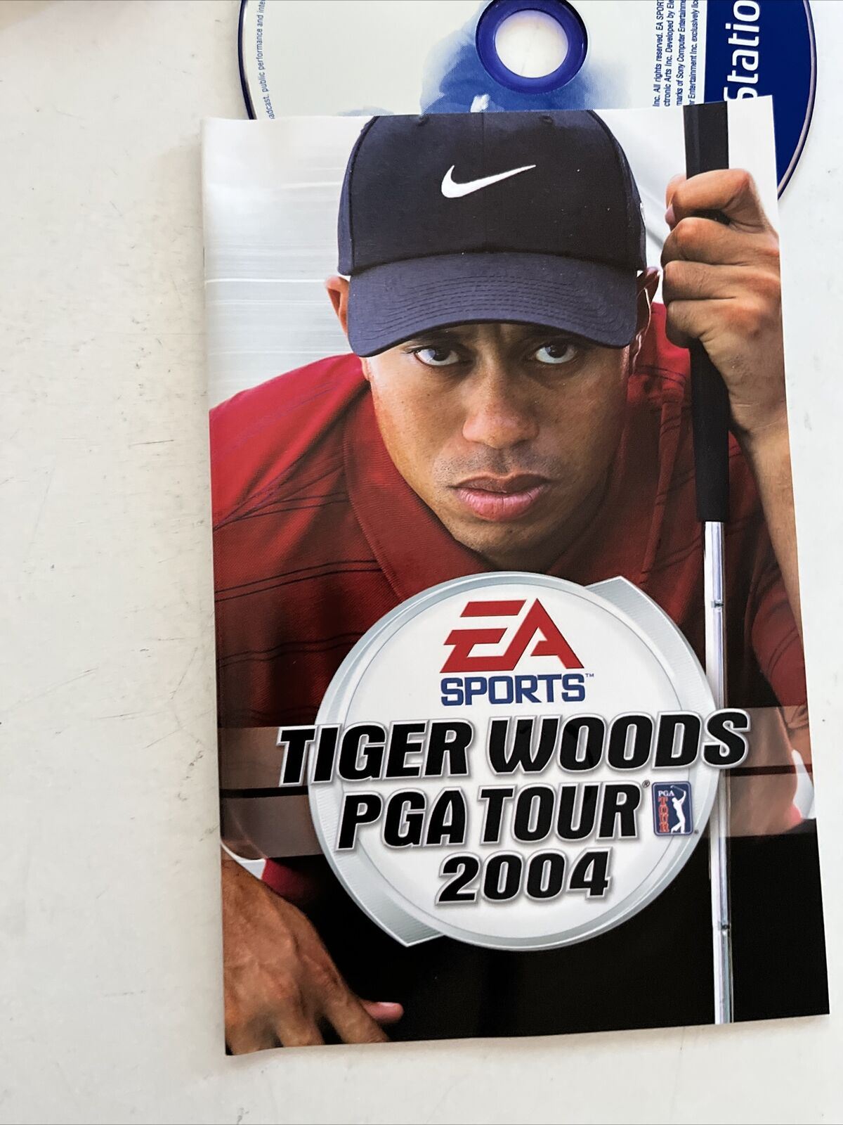 Tiger Woods PGA Tour 2004 & USA Tour 2001 - Playstation 2 (PS2) PAL Manual