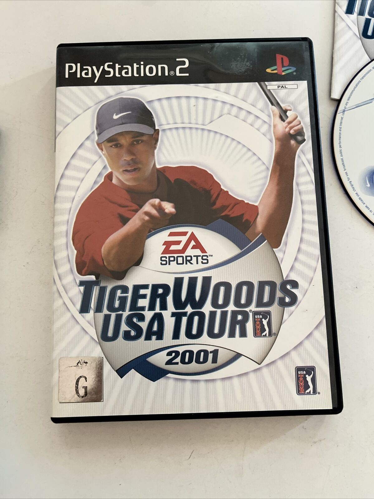 Tiger Woods PGA Tour 2004 & USA Tour 2001 - Playstation 2 (PS2) PAL Manual