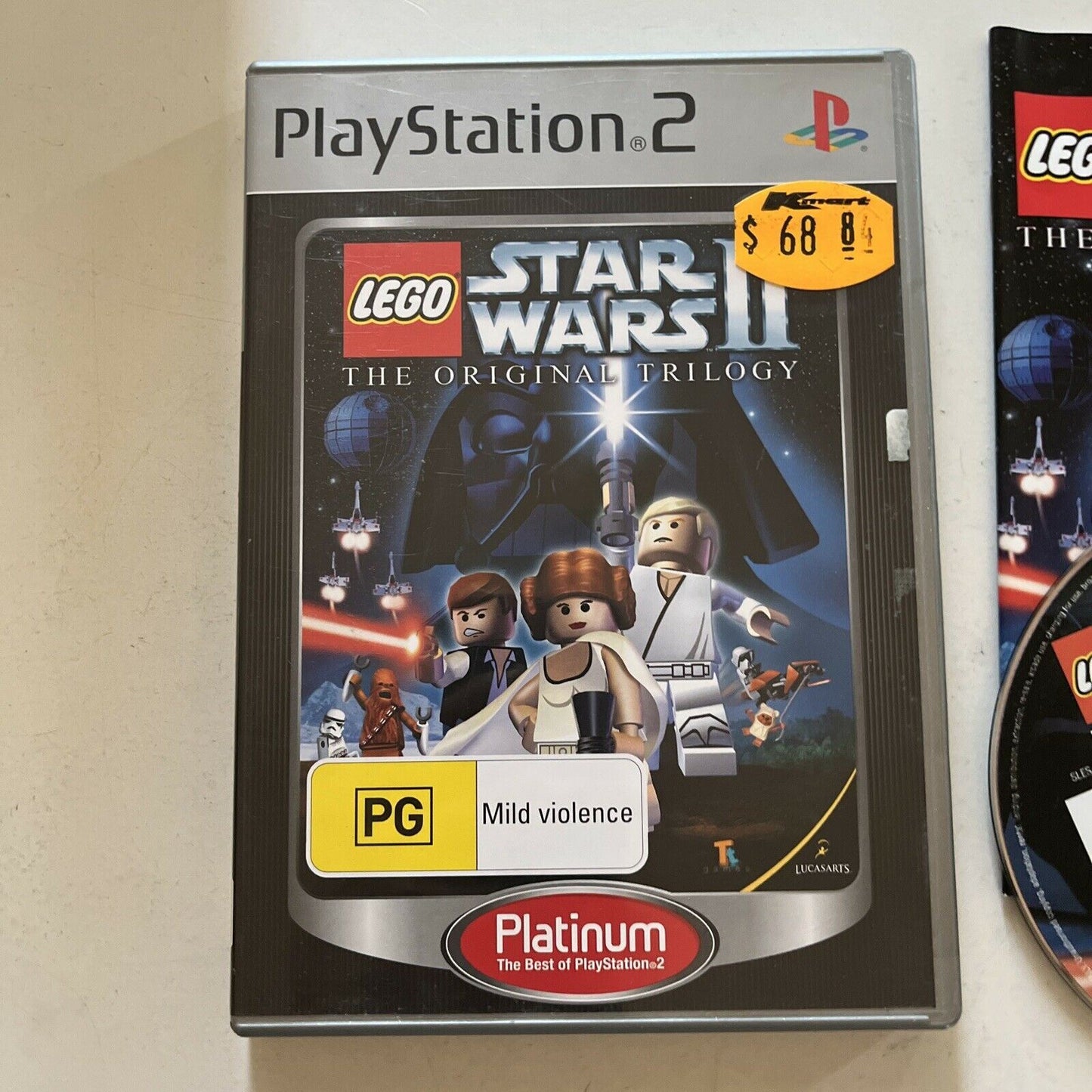 Lego Star Wars II - The Original Trilogy PS2 Playstation 2 PAL With Manual