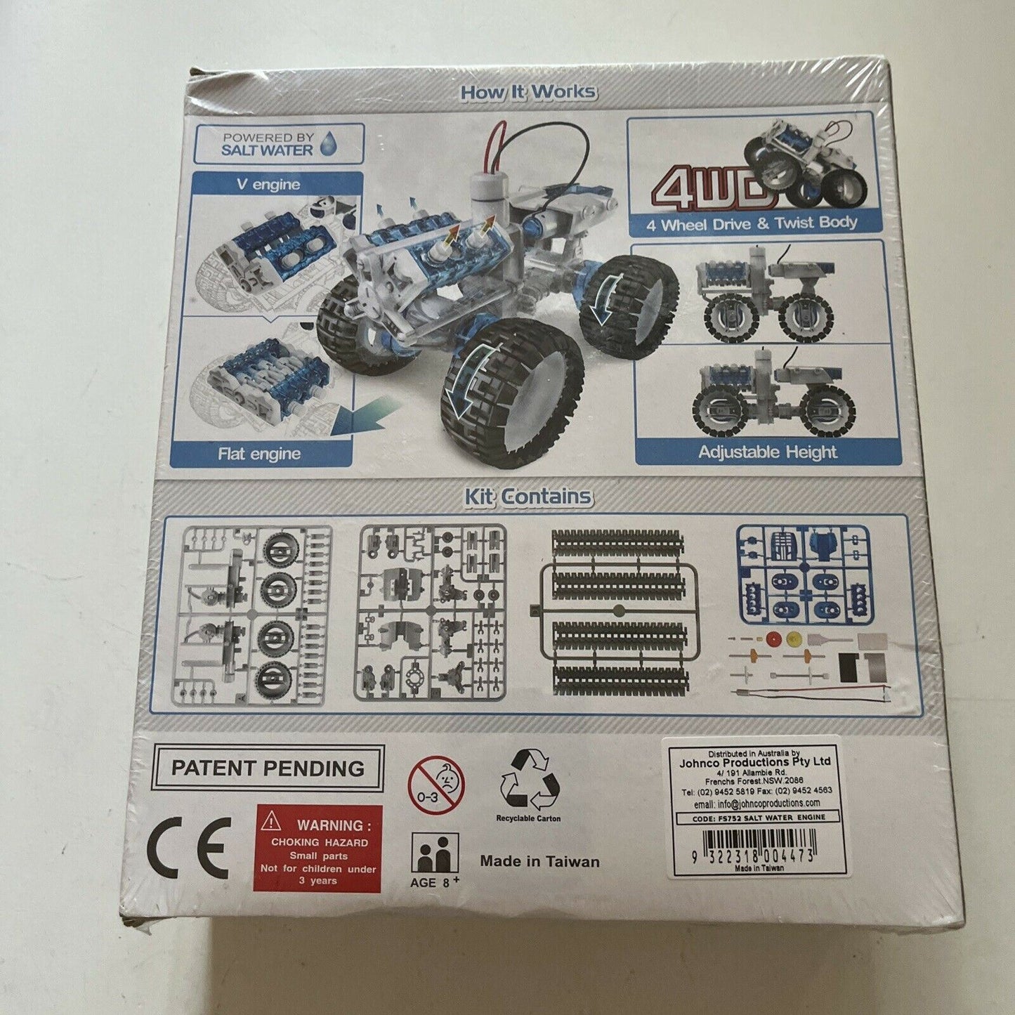 *New Sealed* Johnco - Salt Water Engine Car Kit