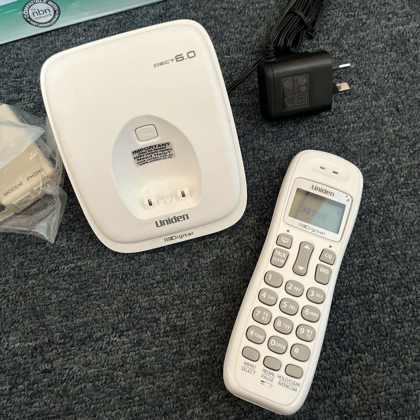 Uniden DECT 1015 Cordless Handset Telephone