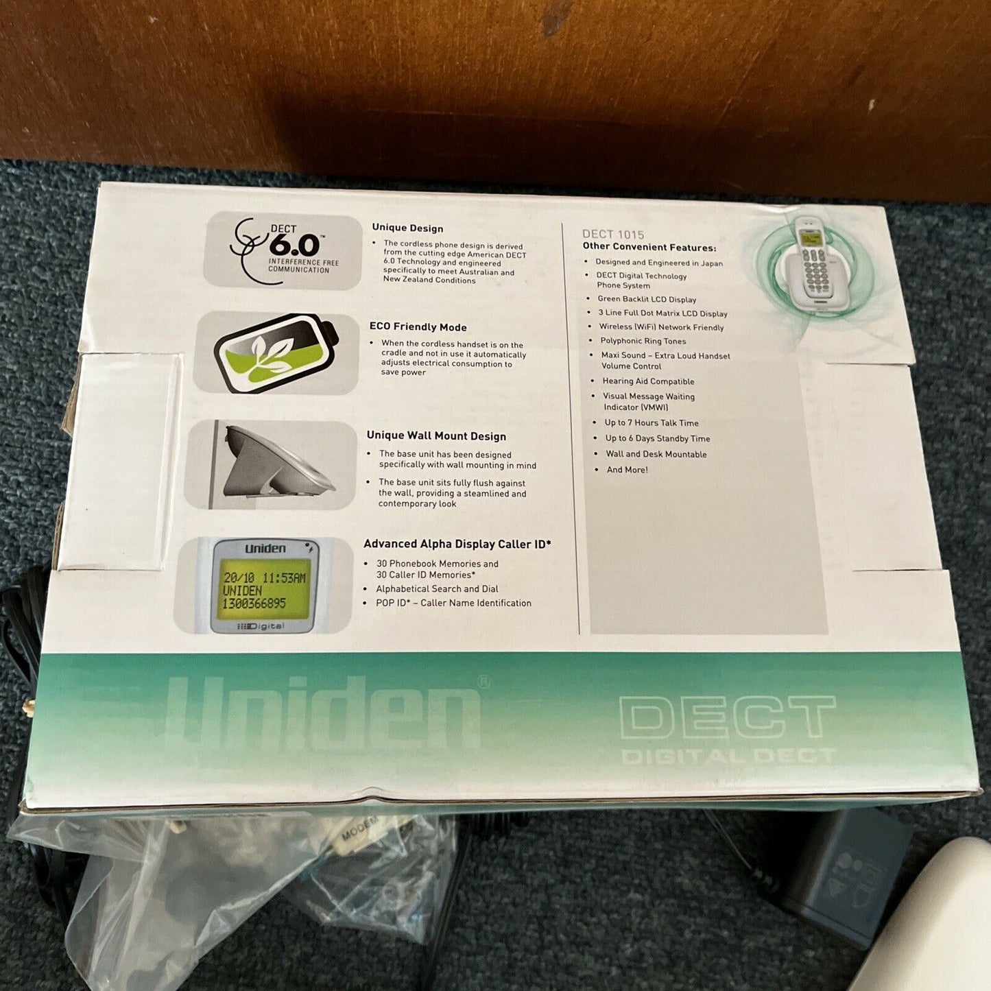 Uniden DECT 1015 Cordless Handset Telephone