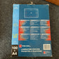 *New* 3x Laminating Pouch A4 125 Micron pack 100 Gloss 41623 Rexel