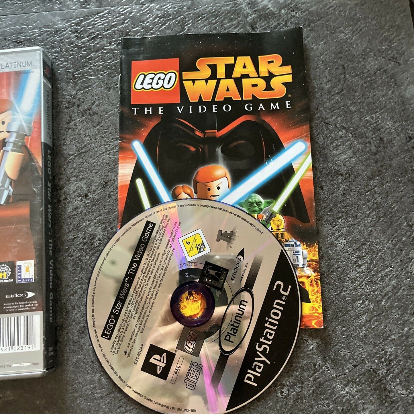 LEGO Star Wars The Video Game PlayStation 2 PS2 with Manual Pal