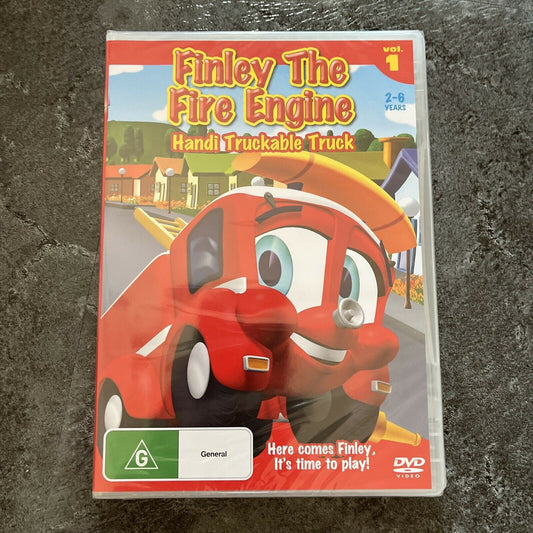 *New Sealed* Finley The Fire Engine - Handi Truckable Truck Vol 1 (DVD) Region 4