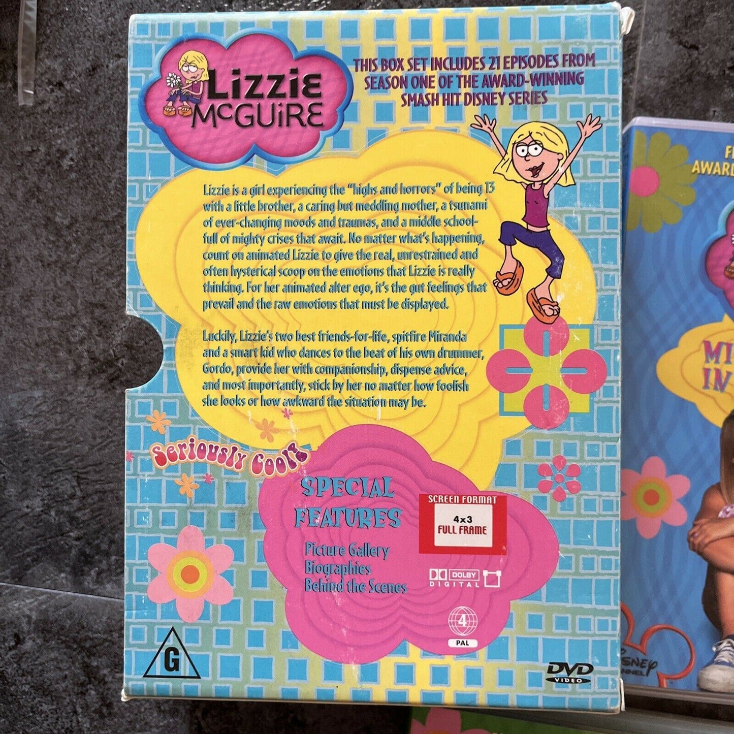 Lizzie McGuire : Season 1 | Boxset (DVD, 2002, 4-Disc) Region 4