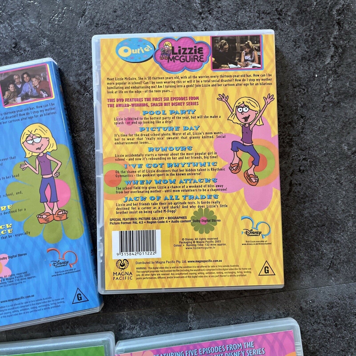 Lizzie McGuire : Season 1 | Boxset (DVD, 2002, 4-Disc) Region 4