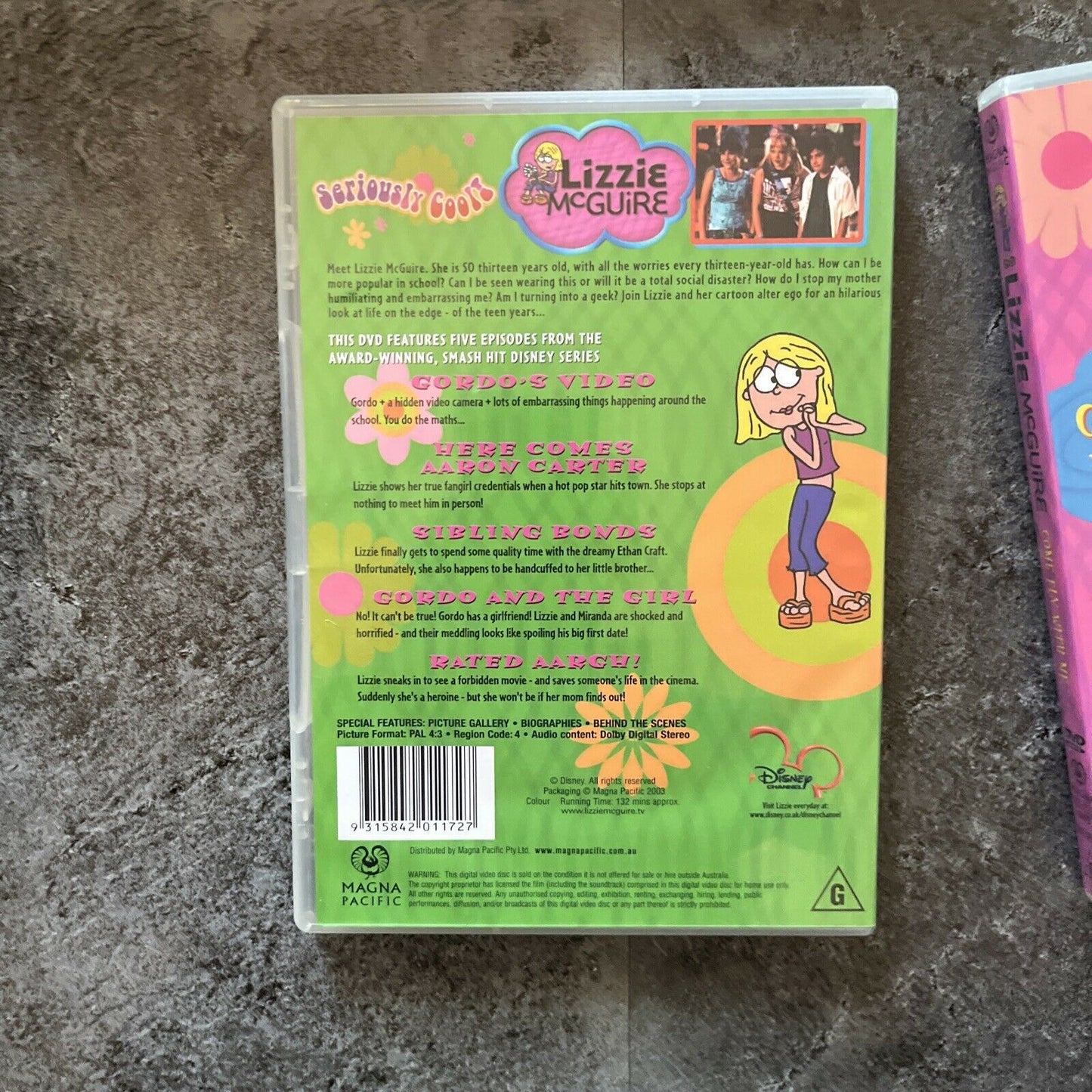 Lizzie McGuire : Season 1 | Boxset (DVD, 2002, 4-Disc) Region 4