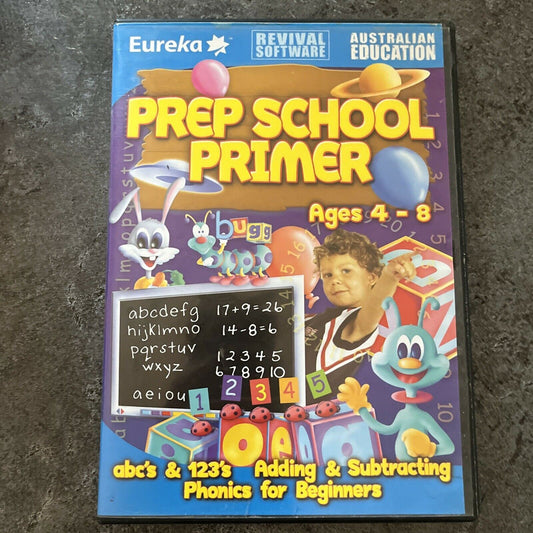 Prep School Primer Ages 4-8 PC CDROM