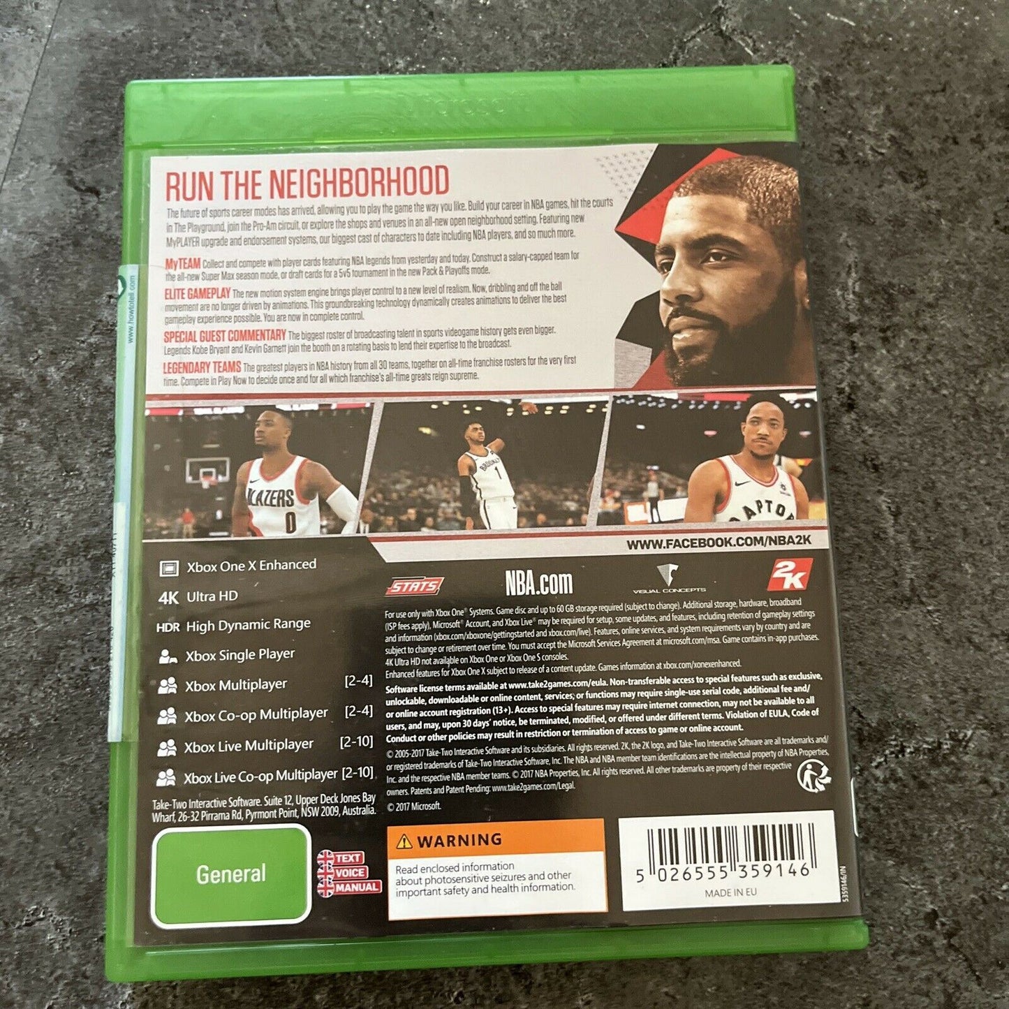 *New* NBA 2K18 Microsoft Xbox One Game Kyrie Irving