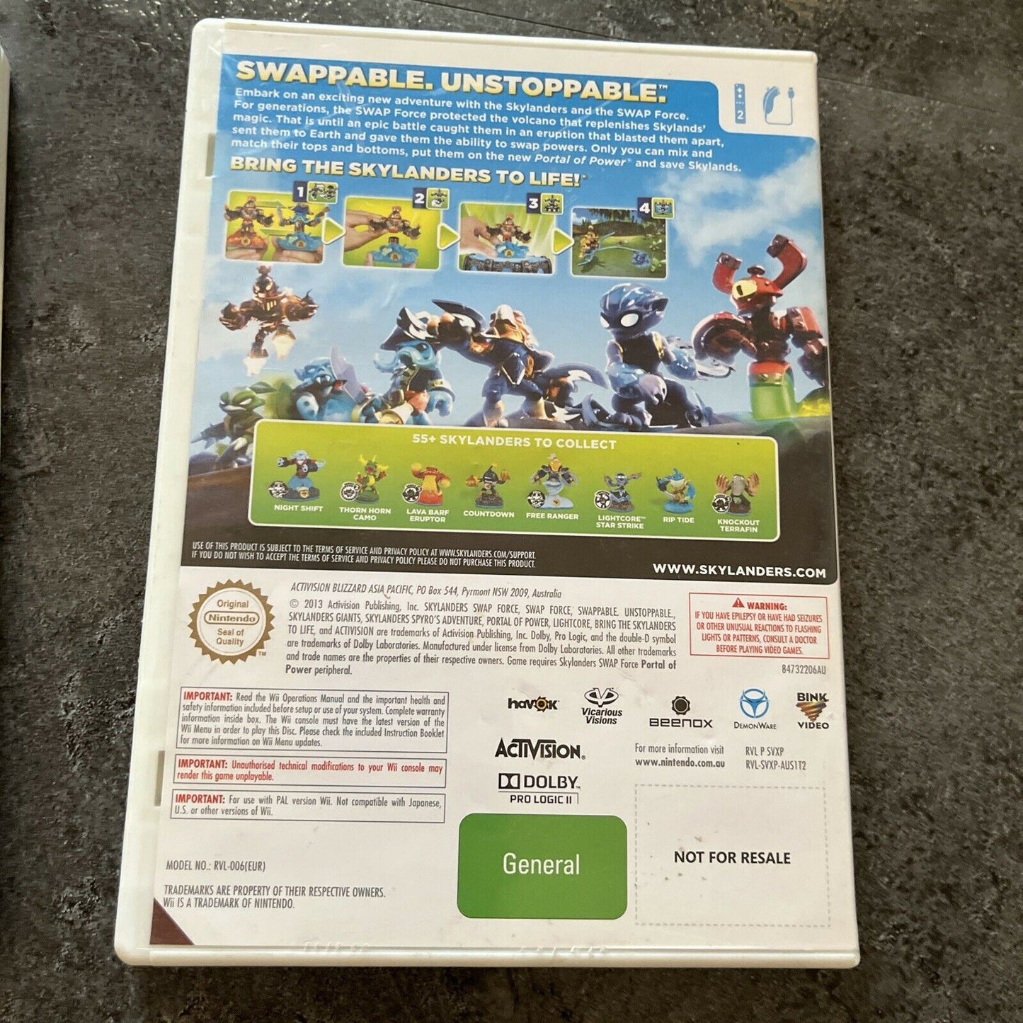 Skylanders - Trap Team / Skylanders - Swap Force Nintendo Wii PAL