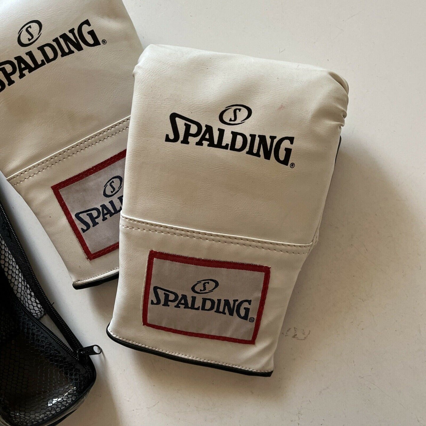 Spalding Punching Boxing Gloves White