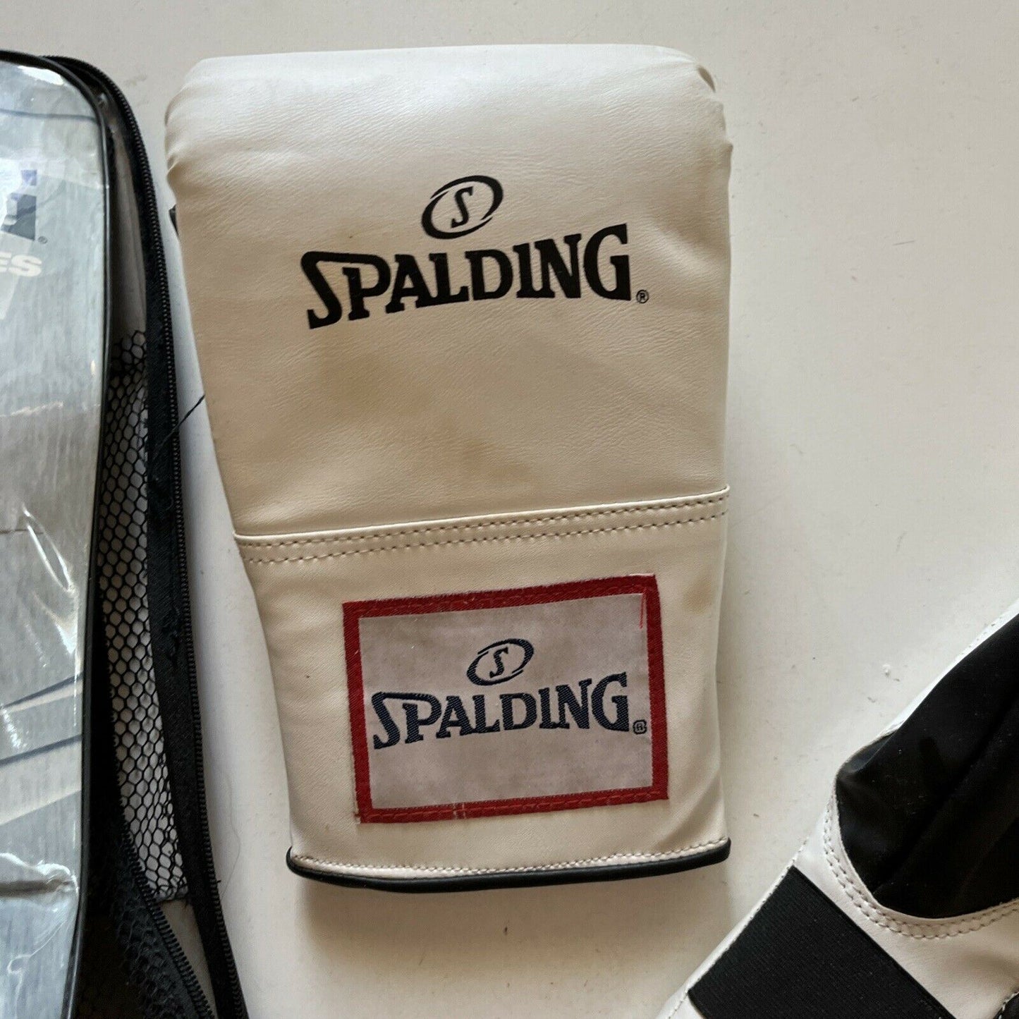 Spalding Punching Boxing Gloves White