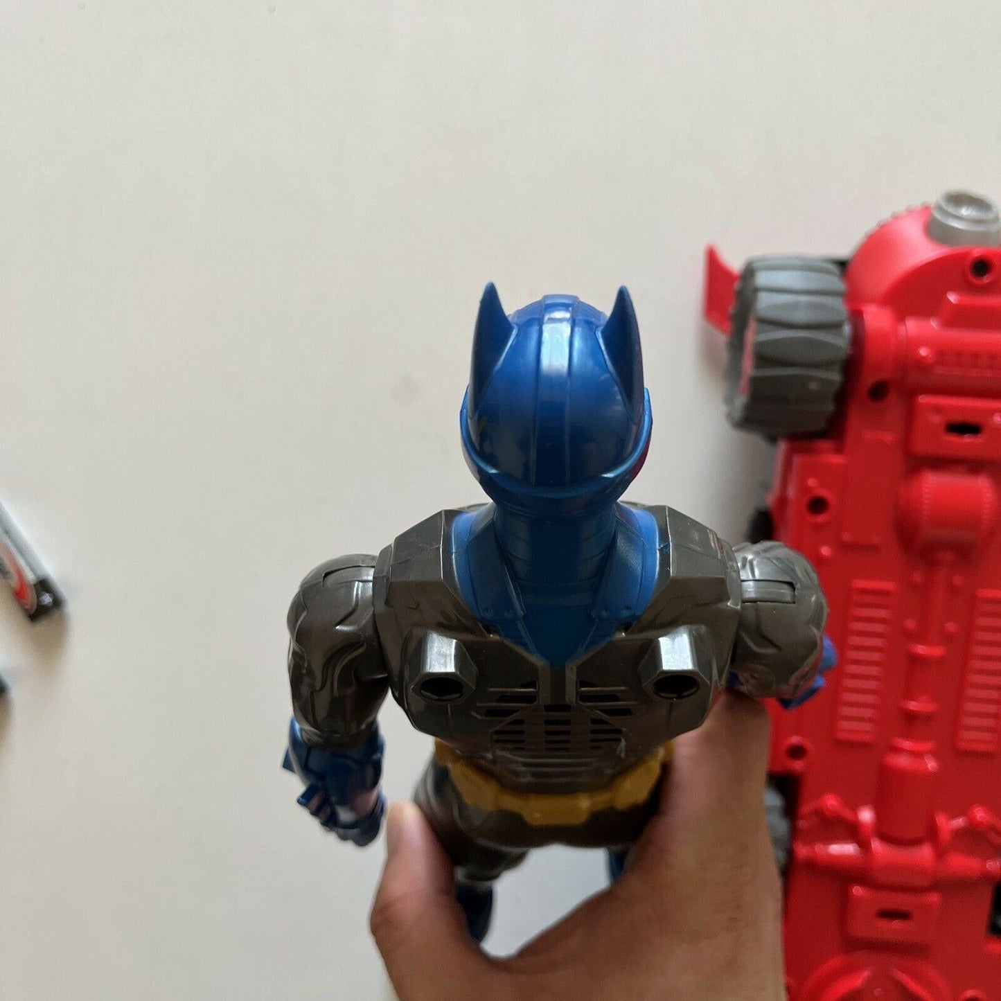 Batman Talking Lights 11" 2019 Action Figure & 2018 Batmobile 12"