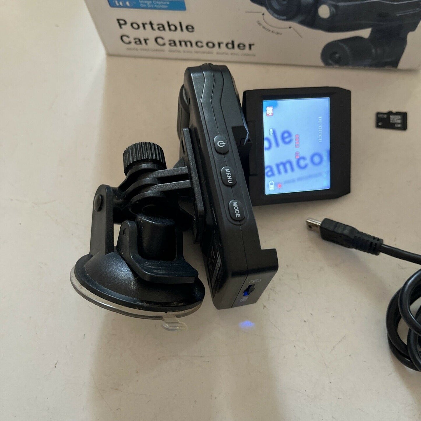 HD Car DVR Portable Car Camcorder Dashcam With 8gb Micro SD Card