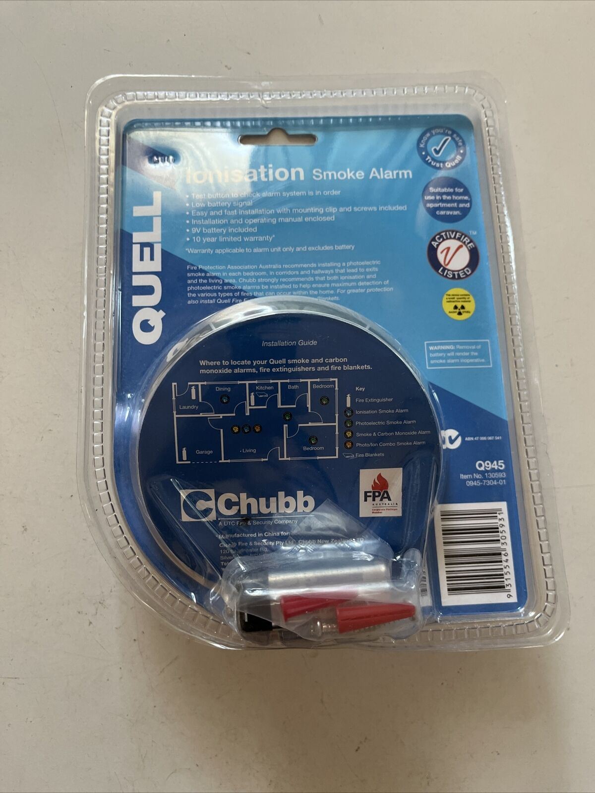 *New Sealed* Quell Ionisation Smoke Alarm