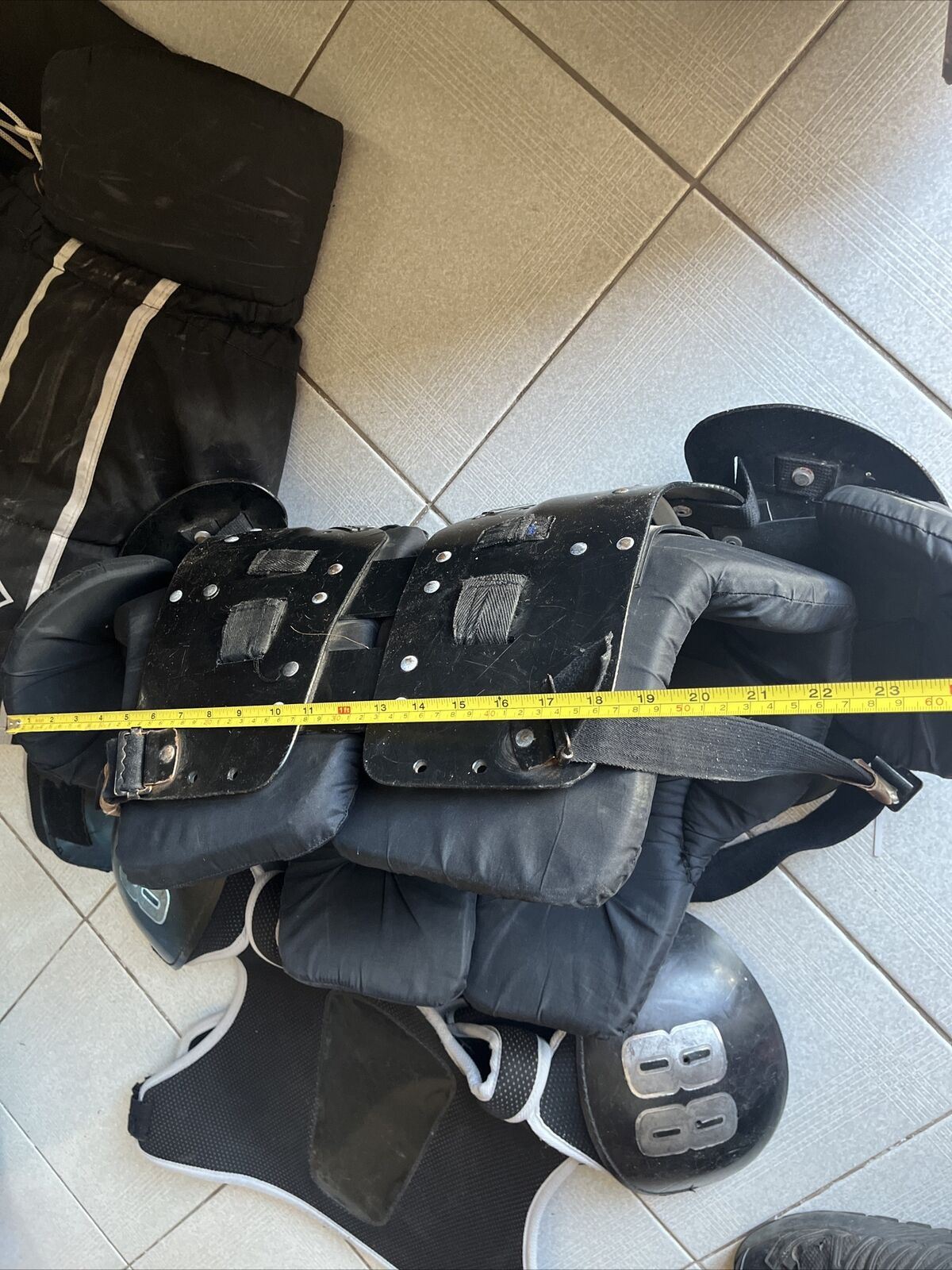 Ice Hockey Tackla Pants, All Haki Force Chest S, Tag Pro 300 Shoulder  X-large
