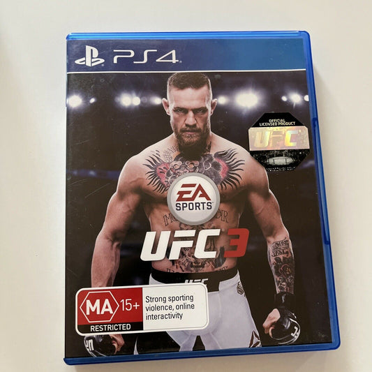 UFC 3 EA SPORTS Ultimate Fighting Sony Playstation 4 PS4 Conor McGregor