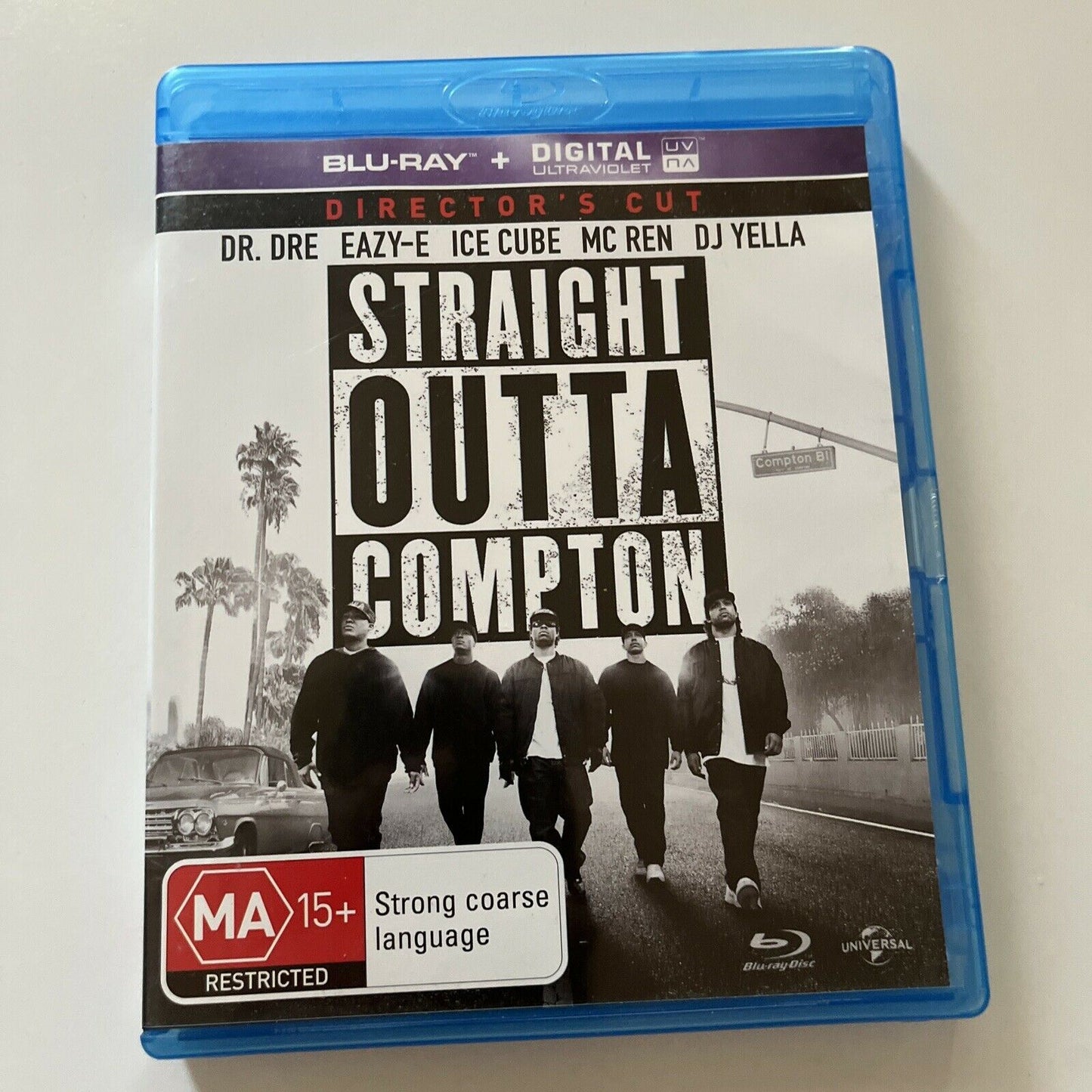 Straight Outta Compton - Directors Cut (Blu-ray, 2015) Paul Giamatti Region B