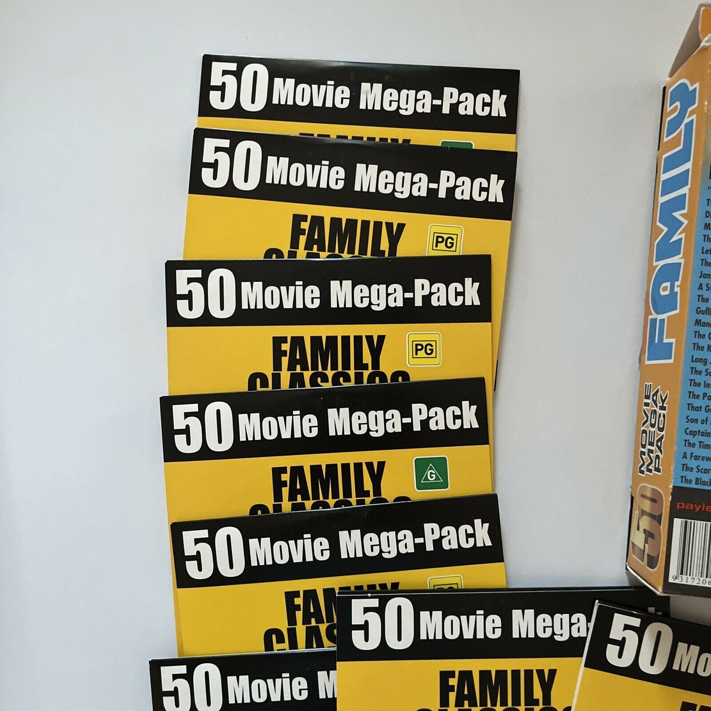 50 Family Movie Mega-Pack DVD (12 Disc) All Regions