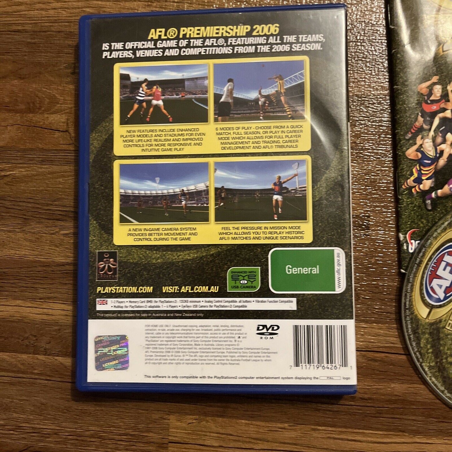 AFL Premiership 2006 - PS2 Playstation 2 -With Manual