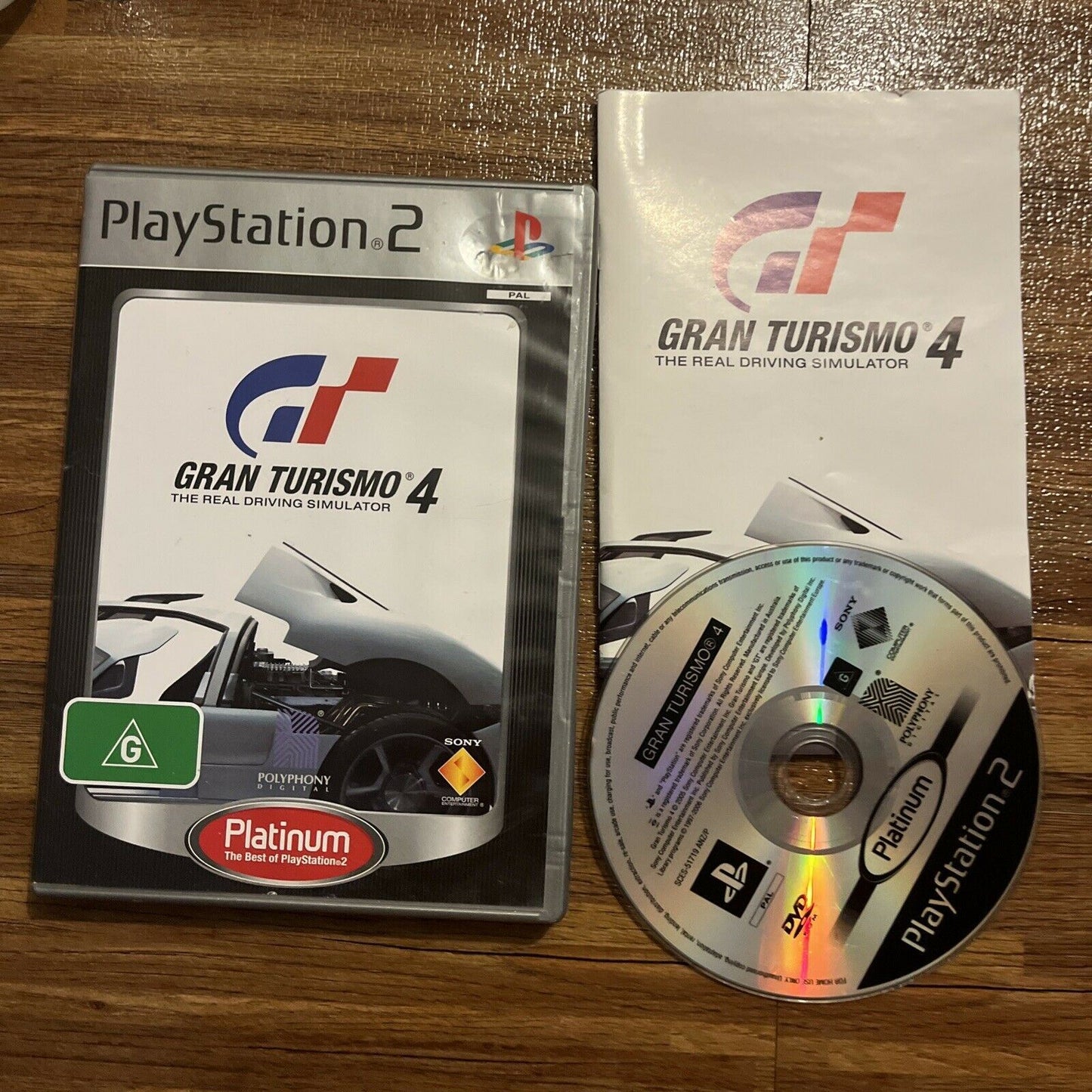 Gran Turismo 4 PS2 PlayStation 2 Game + Manual PAL