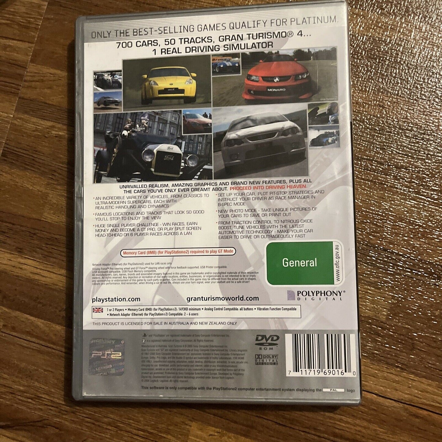 Gran Turismo 4 PS2 PlayStation 2 Game + Manual PAL