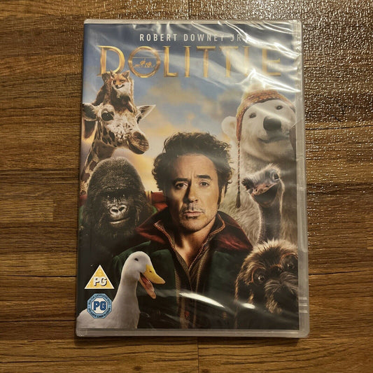 *New Sealed* Dolittle (DVD, 2020) Robert Downey Jr. Region 4&2