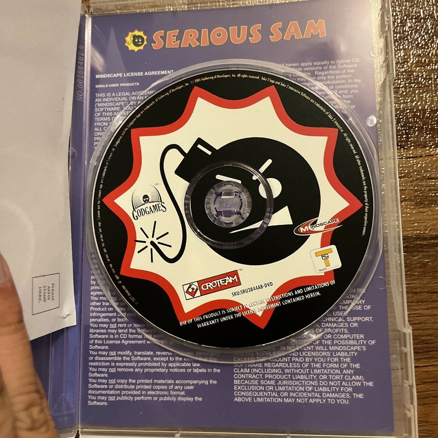 Serious Sam PC CDROM