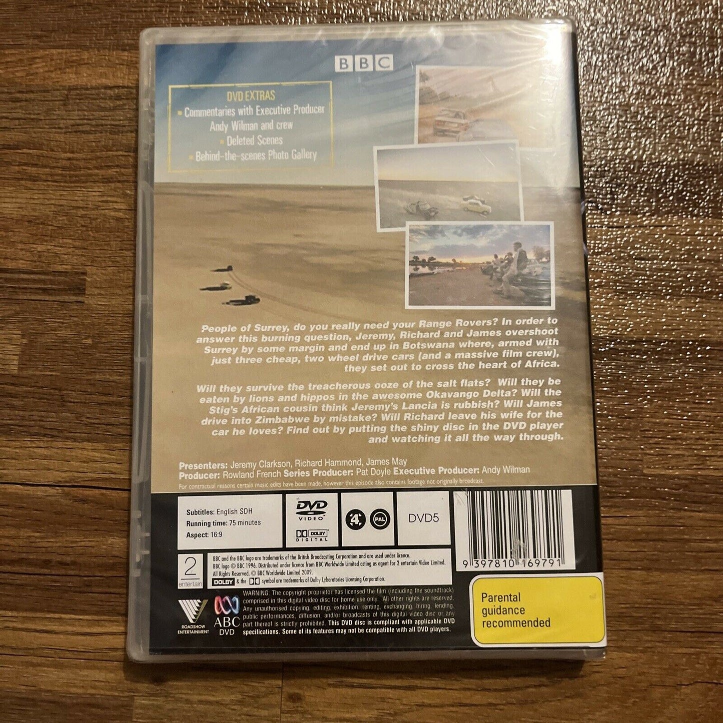 *New Sealed* Top Gear: The Great Adventures - Botswana Special (DVD, 2008)