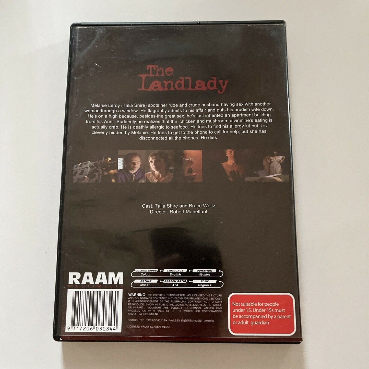 The Landlady (DVD, 1998) Talia Shire, Bruce Weitz, Robert Manelfant