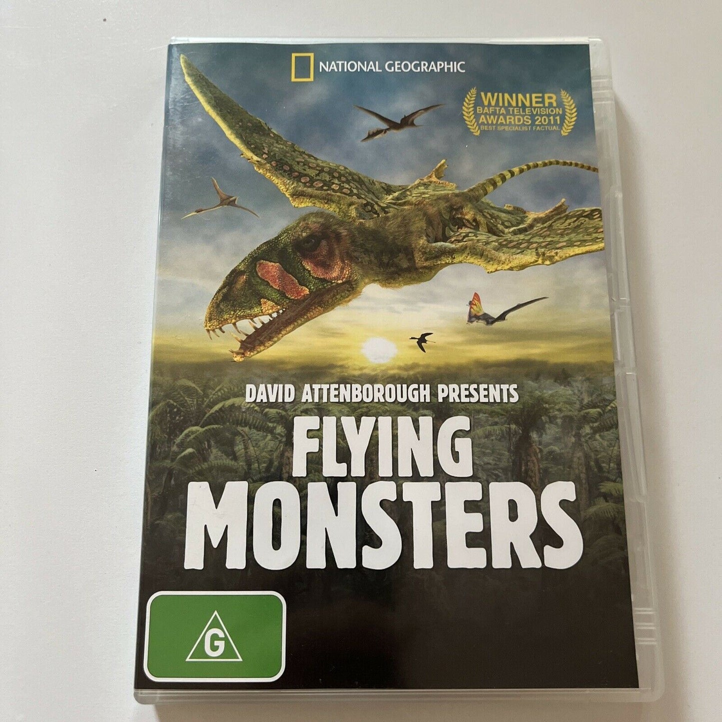 David Attenborough: Flying Monsters (DVD, 2012) National Geographic. Region 4