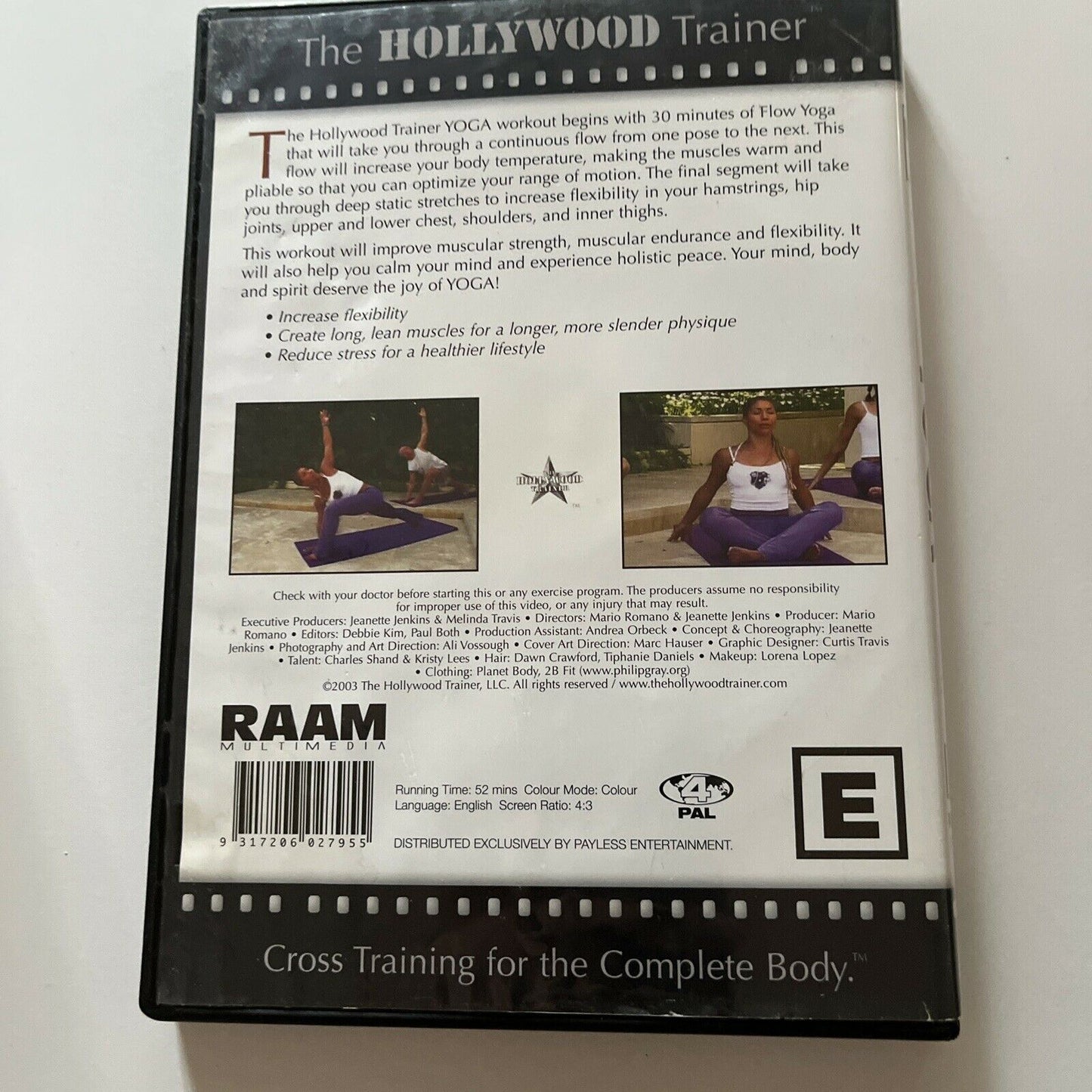 The Hollywood Trainer - Yoga (DVD, 2003) Jeanette Jenkins Region 4