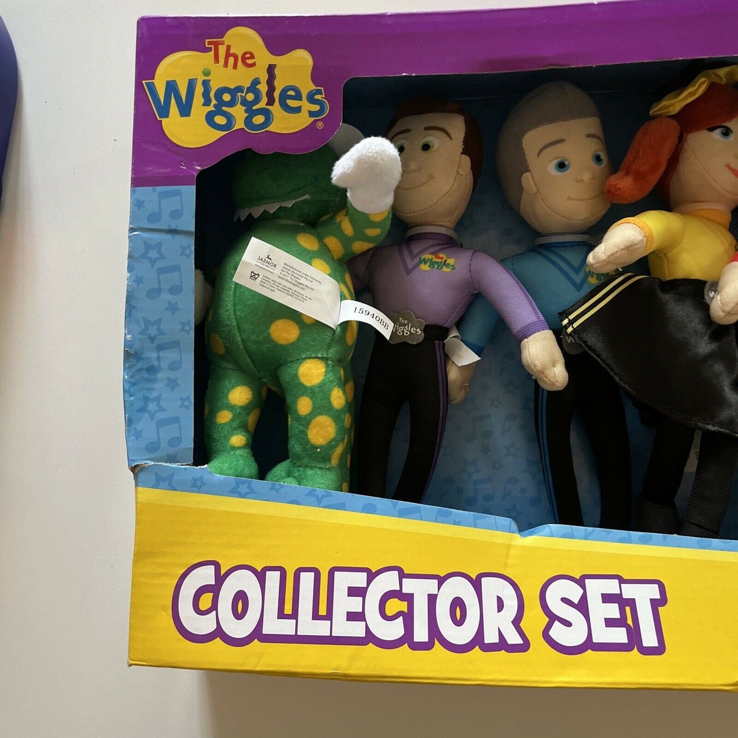 The Wiggles Collector Set Plush Toys: Simon, Anthony, Lachy, Emma, Dorothy, Wags